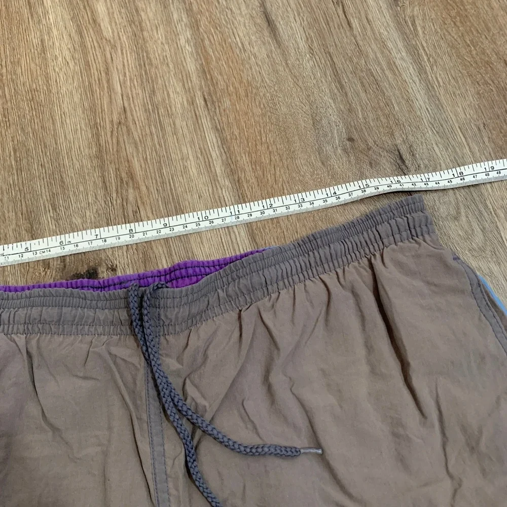 Vintage‎ 90s TYR color-block swim shorts in blue purple gray - size small mens